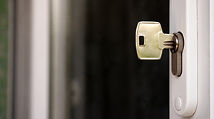 Image of Key in UPVC Door lock