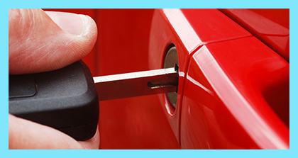 we can cut car keys Car key in door