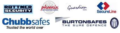 Brands of Safes We stock and supply Security safe brands
