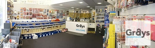 Our Retail Locksmith Shop is in Nottingham City Centre Grays Locksmiths Nottingham Retail Shop Image