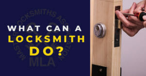 What can a locksmith do